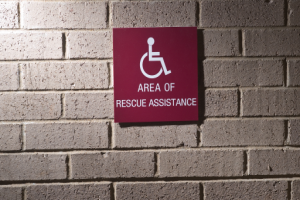 Image of Emergency Evacuation sign
